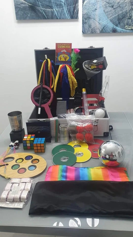 מזוודה למפעילי ילדים ציוד מקצועי להופעה מרשימה באורך 45 דק