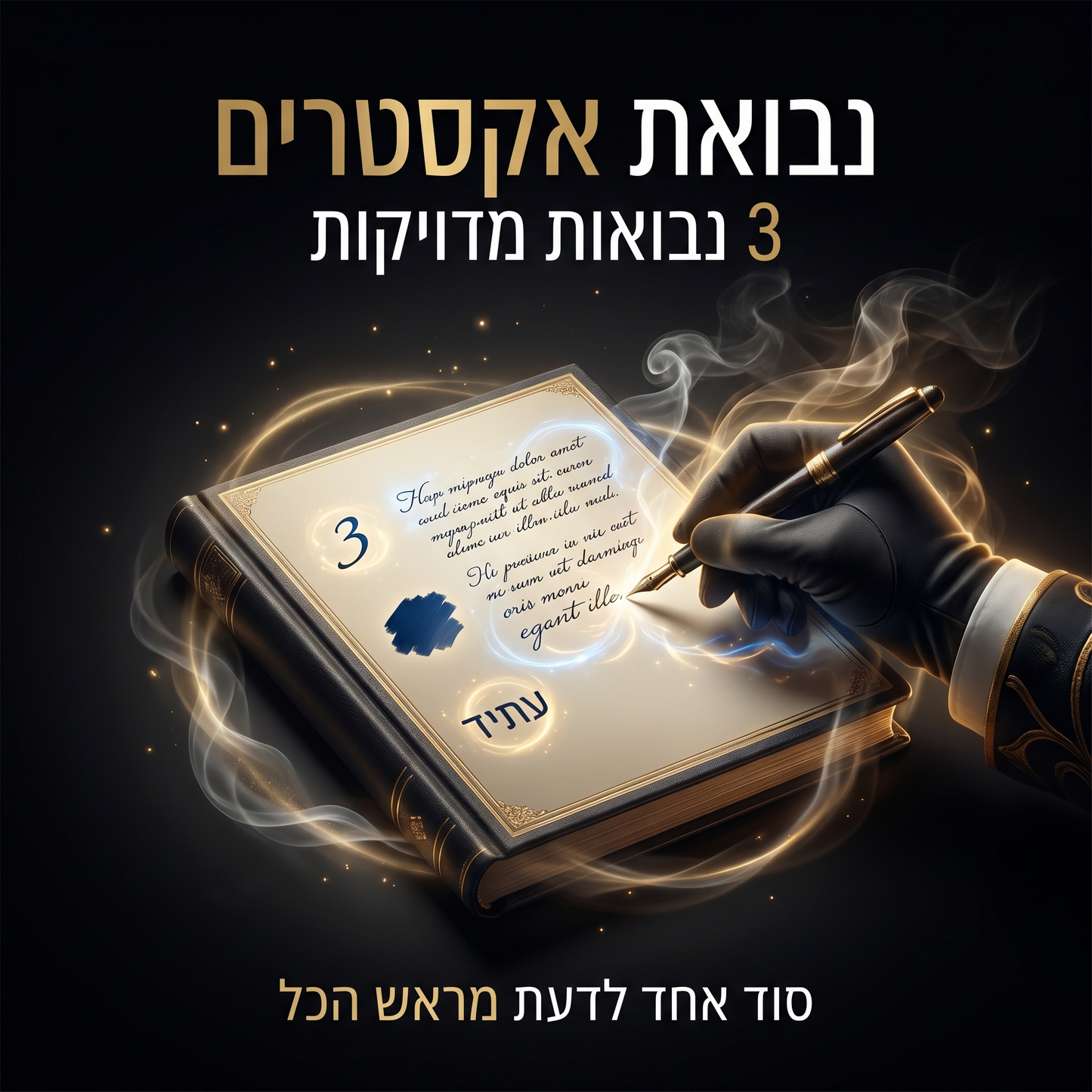 נבואת אקסטרים קסם מנטליזם חזק - 3 נבואות של מתנדבים שונים - סרטון הסבר ללא גימיק