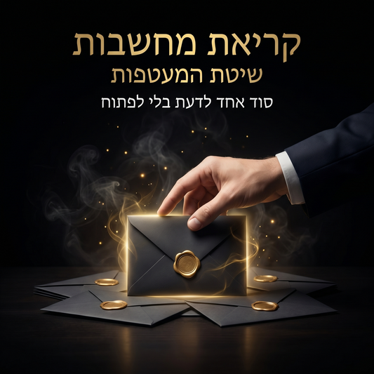קריאת מחשבות בשיטת המעטפות - קסם ללא גימיק מיוחד - הורדה מיידית של השיטה